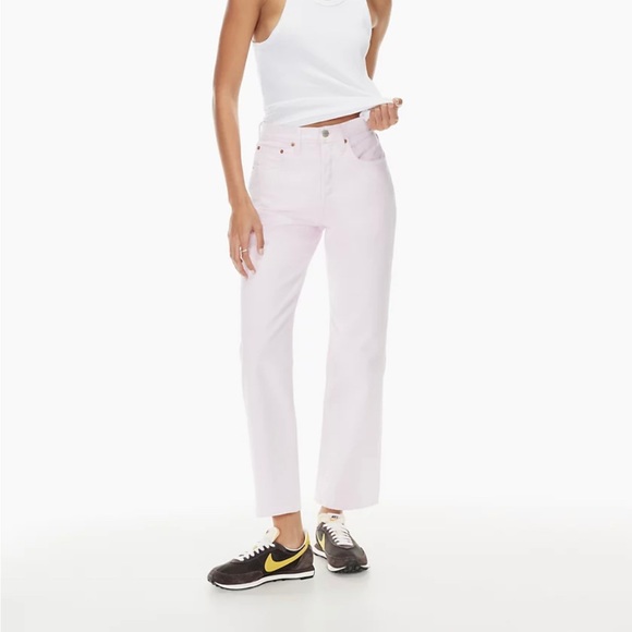 Denim Forum Denim - Aritzia Denim Forum Joni High Rise Loose White